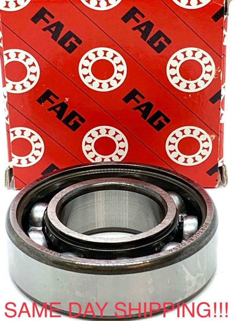 6205 C3 FAG DEEP GROOVE SINGLE ROW OPEN BALL BEARING 25x52x15 Mm