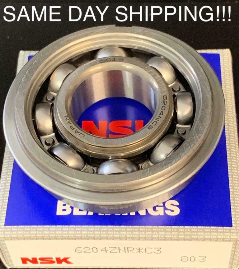 6204 ZNR NSK BEARING METAL SEALED W Snap Ring 6204 2Z NR C3 20x47x14