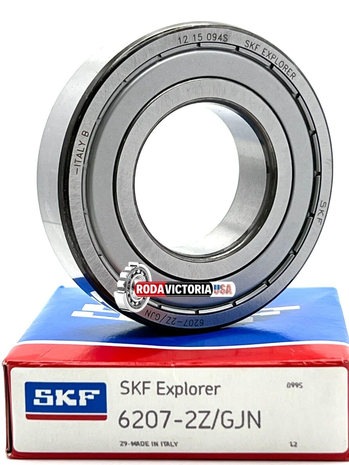 SKF 6207 2Z C3 GJN Deep Groove Ball Bearing Metal Shielded 35x72x17 Mm