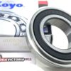 6006 2RS NR KOYO BALL BEARING 30mmx55mmx13mm with snap ring & seals 6006 2rs