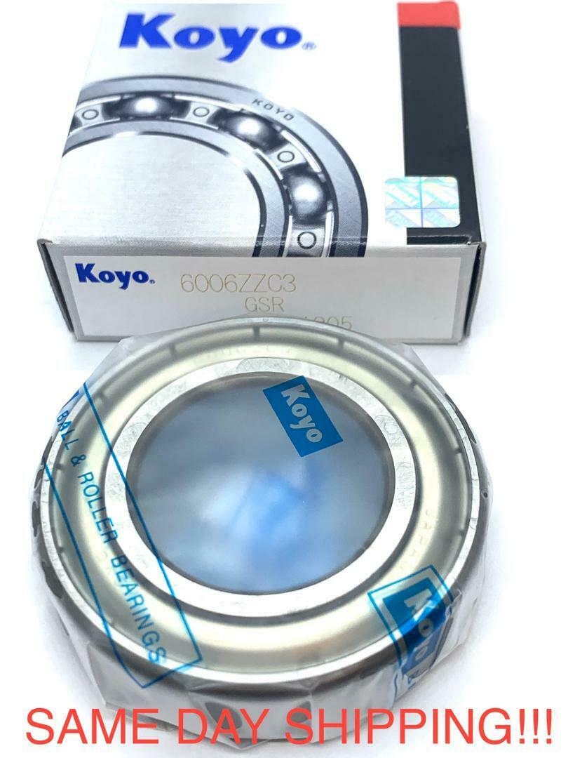 6006 ZZ C3 KOYO Can-Am V961006006ZZ Ball Bearing 30X55X13 Made In Japan