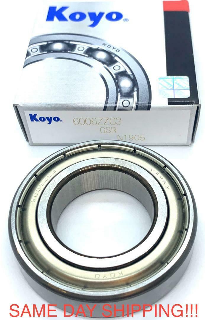 6006 ZZ C3 KOYO Can-Am V961006006ZZ Ball Bearing 30X55X13 Made In