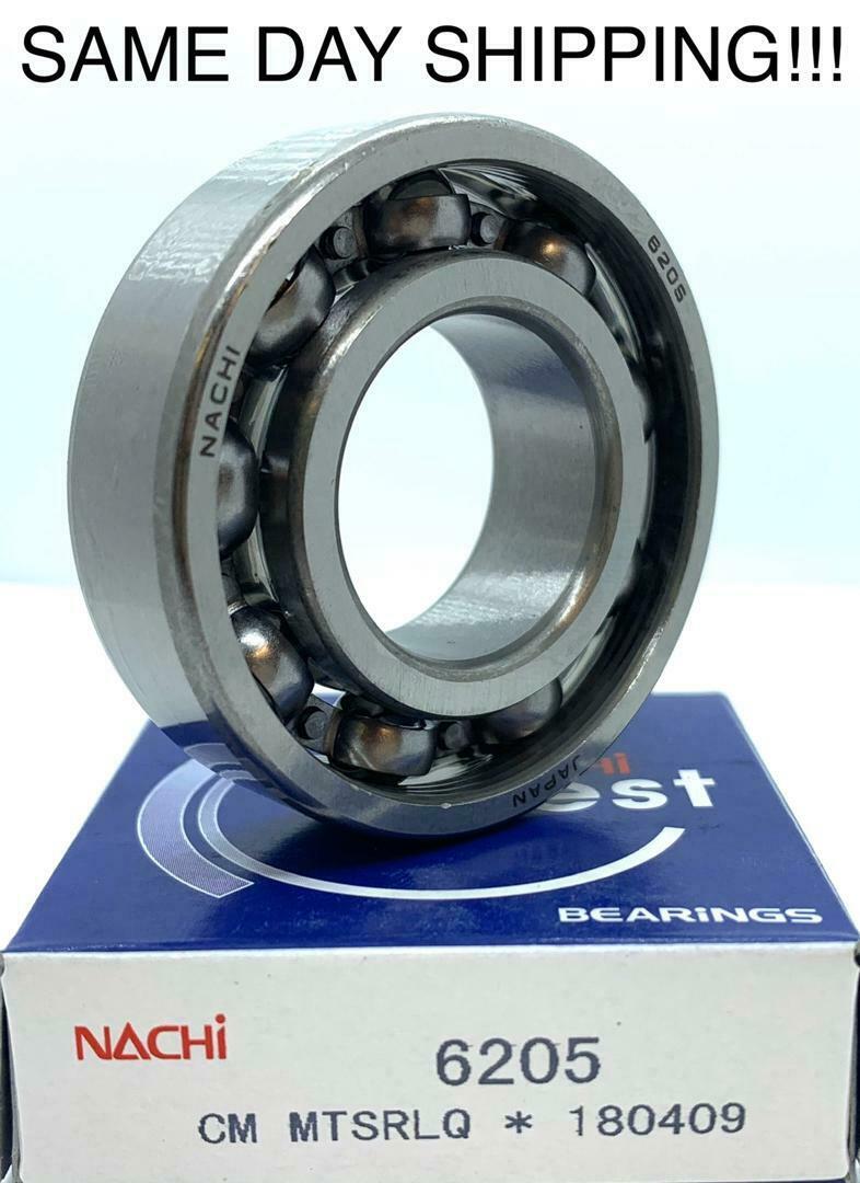 Nachi 6205 Z C3 Ball Bearing – 25x52x15mm, Metal Shield One Side, Open One Side