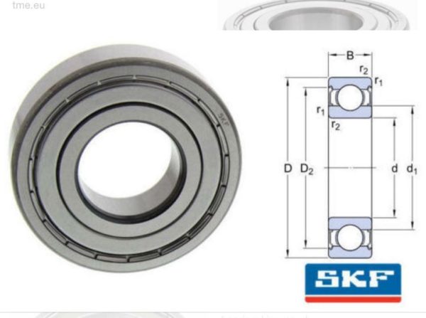 Подшипник 6206 2z skf