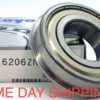 6206NR C3 Koyo Bearing Wth Snap ring & Groove Premium Brand  30x62x16mm 6206 Z NR