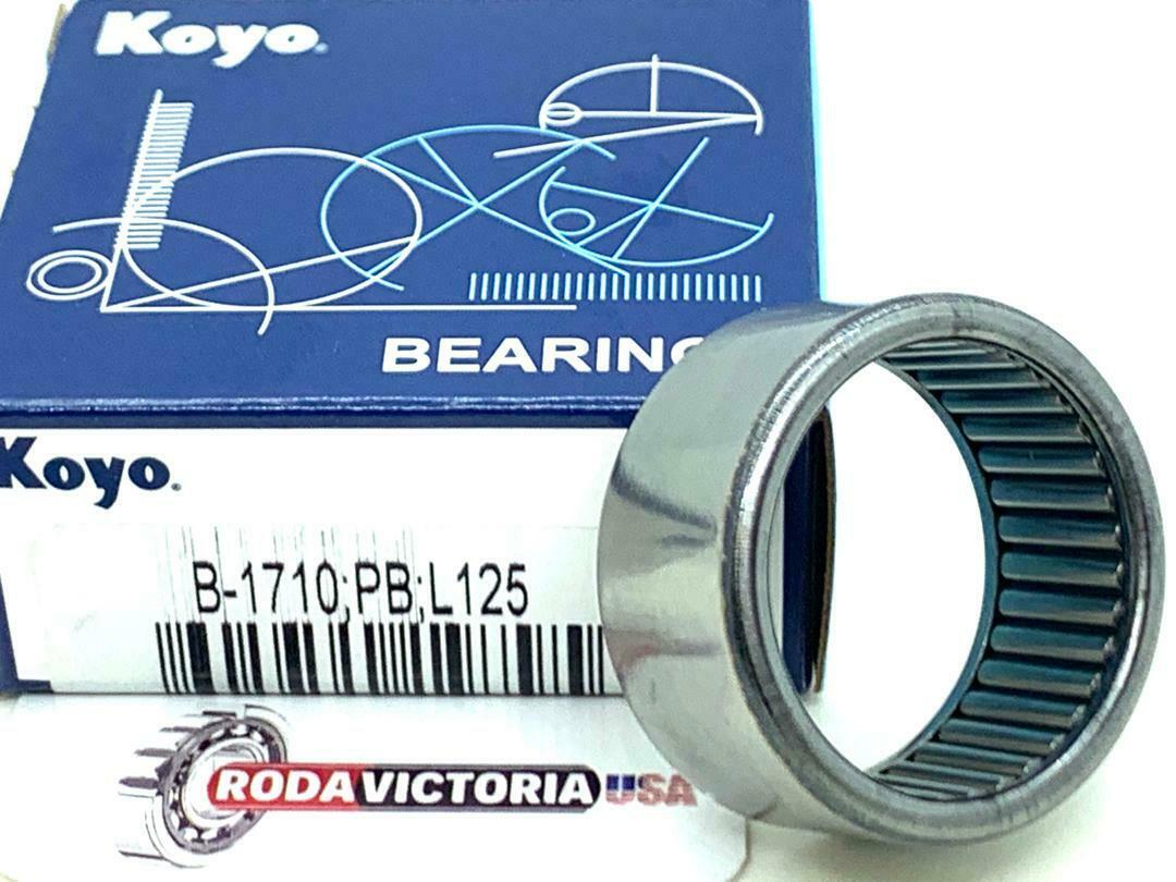 1-1/16 ID Koyo B-1710 Needle Roller Bearing Full Complement Drawn Cup 1-5/16 OD Inch 5/8 Width Open 4000rpm Maximum Rotational Speed 