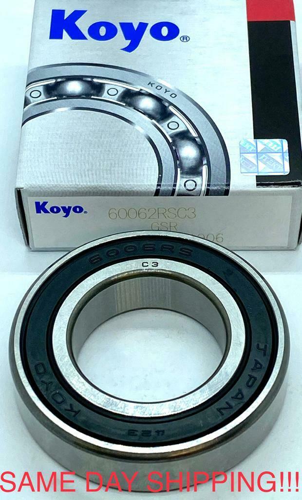 6006 2RS C3 KOYO 6006RS Kawasaki 601B6006G Ball Bearing 30X55X13 Made In  Japan