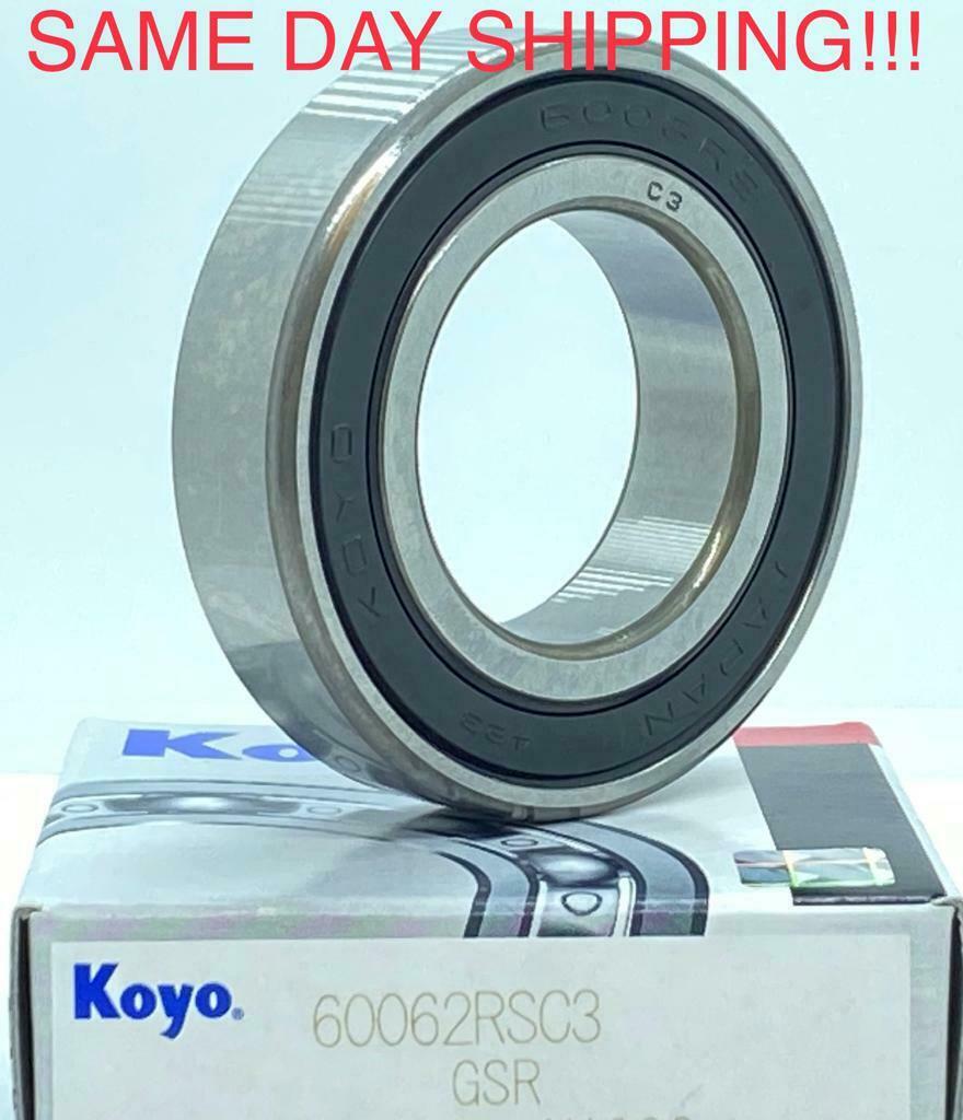 6006 2RS C3 KOYO 6006RS Kawasaki 601B6006G Ball Bearing 30X55X13 Made In  Japan