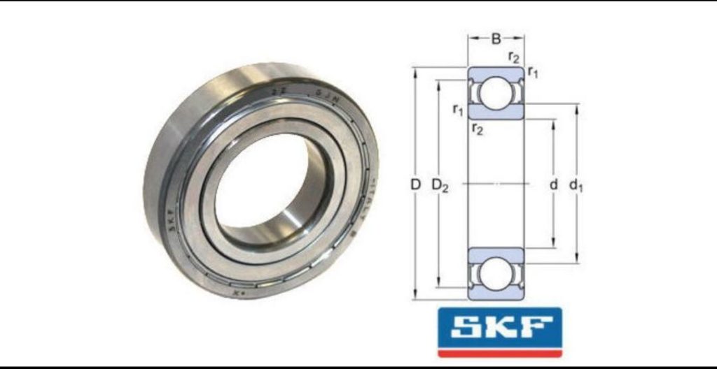 Подшипник 6202 2z skf