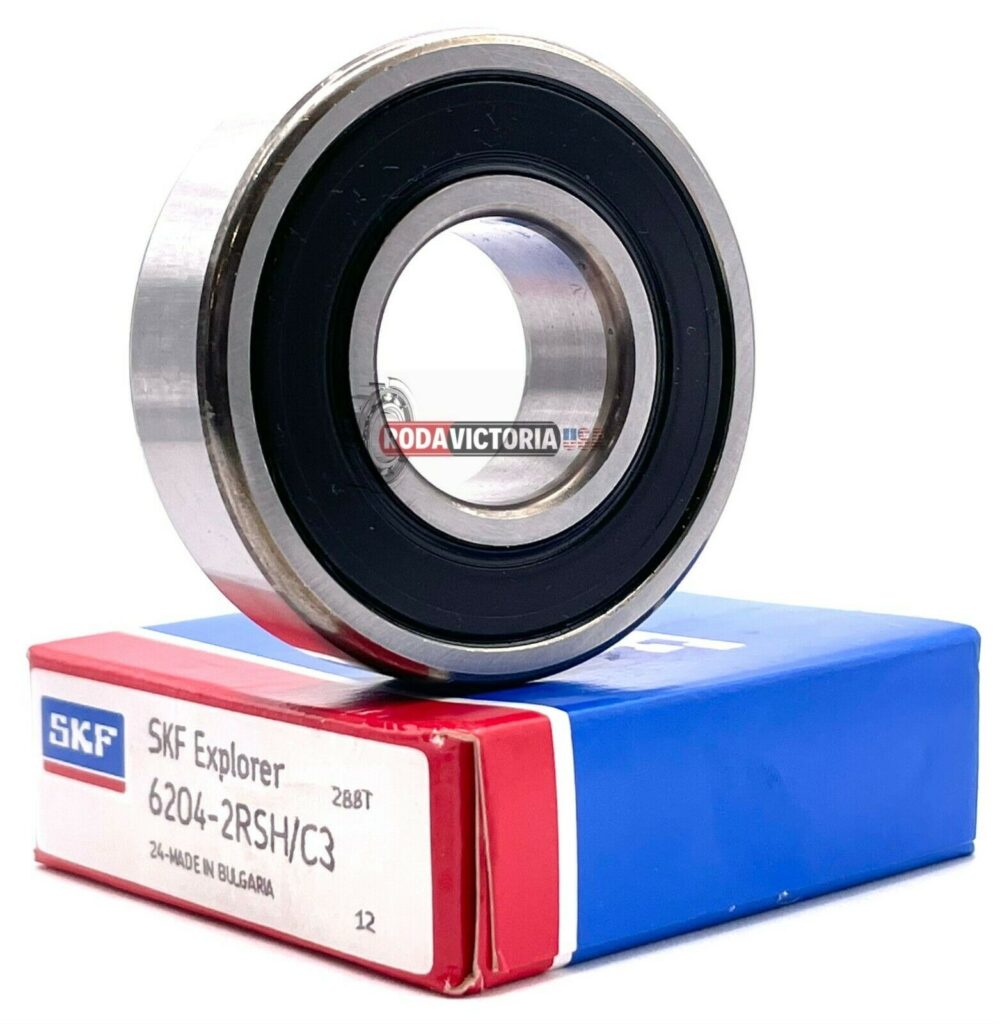 SKF 6203-2RSL C3 Deep Groove Ball Bearing – Rubber Sealed 17x40x12 – 6203LLU / 6203VV