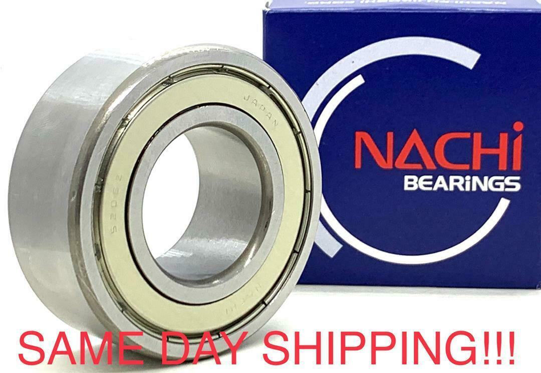 5206ZZ Nachi New Double Row Ball Bearing. Size: 30mmX62mmX23.8mm ...