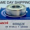 6000ZZ Nachi New Single Row Ball Bearing 6000-ZZ - Image 2