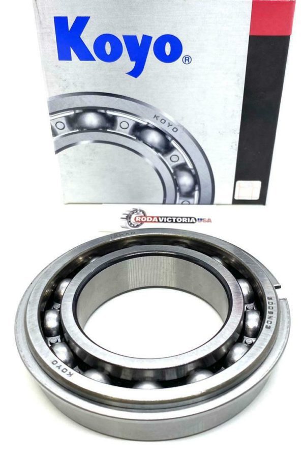 thumbnail image 2 of Nachi 6015NR Open Ball Bearing With Snap Ring - 75x115x20mm - C3 Clearance Japan 2 of 2