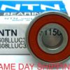 608-LLU-C3-5K-NTN - Deep groove ball bearing - 8x22x7 mm 608 2RS 608RS