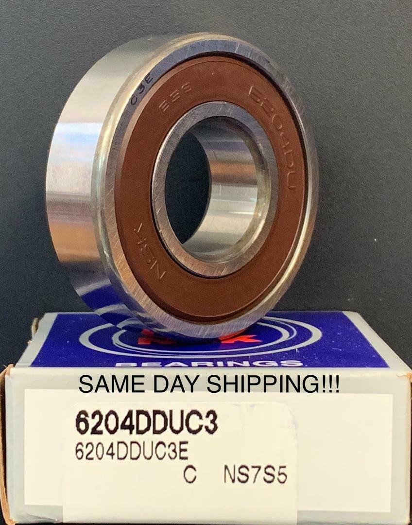 NSK 6204Z Deep Groove Ball Bearing 20x47x14mm NOS for sale online 