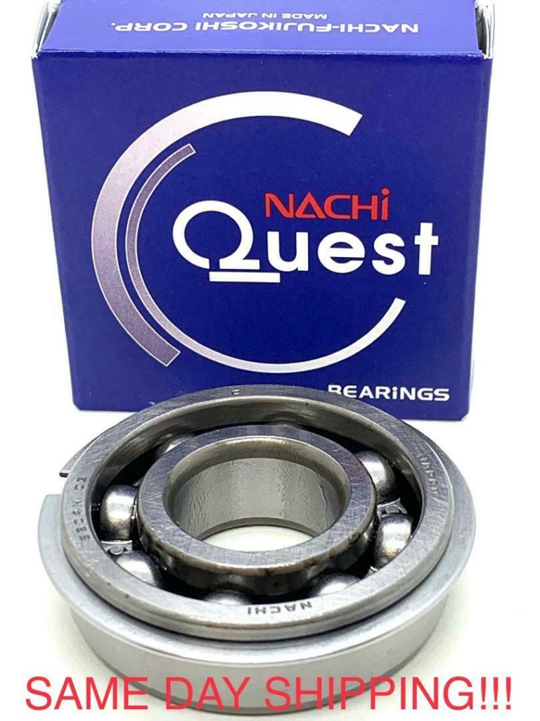 Nachi 6015NR Bearing – Open, C3 Snap Ring – 75x115x20 – Made In Japan