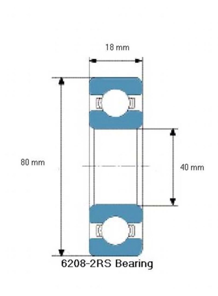 6208-2RS/C3 SKF Cuscinetto Radiale 40X80X18 mm – Super Bearings 6208-2RS/C3 SKF Cuscinetto Radiale 40X80X18 mm – Super Bearings