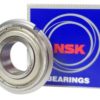 6208ZZNR NSK Shielded Bearing with snap ring groove + a snap ring 40x80x18v - Image 2