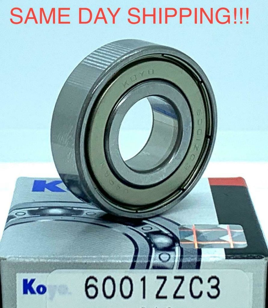 thumbnail image 2 of Lot Of 10 – FKG UK 6004-2RS C3 Ball Bearings, Double Rubber Seal, 20x42x12mm 2 of 4