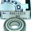 6001 ZZ C3, 2Z, 2RZ, KOYO Deep Groove roller Bearing (=2 SKF, NSK FAG, 9101 KDD) - Image 4