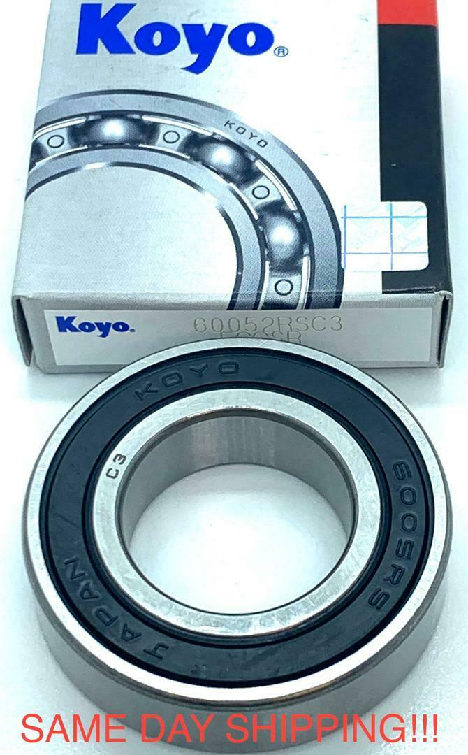 2 Pack KOB 6005 2RS ABEC3 Rubber Sealed Ball Bearings – 25x47x12mm