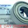 KOYO (JTEKT) 6202 ZZ C3 Deep Groove Ball Bearing, Metal Shielded 15x35x11 mm