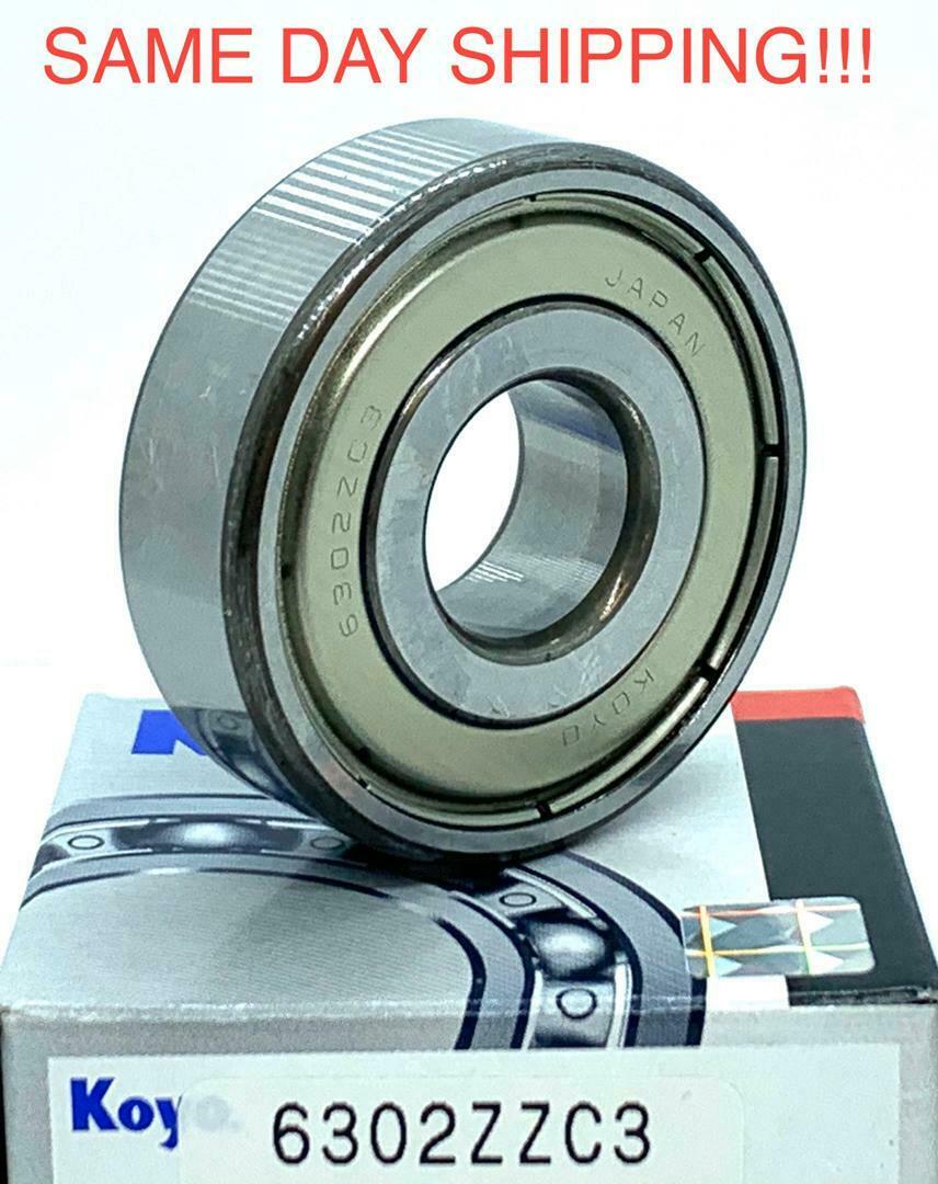 thumbnail image 2 of KOYO 6302 Motorcycle Bearing – New, Japan-Made Replacement For Scooters & Dirt Bikes 2 of 3
