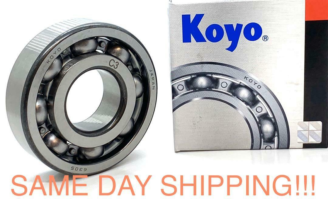 6305C3 deep Open NO Seals Groove Ball Bearing 6305 KOYO Same Day Shipping!!! 