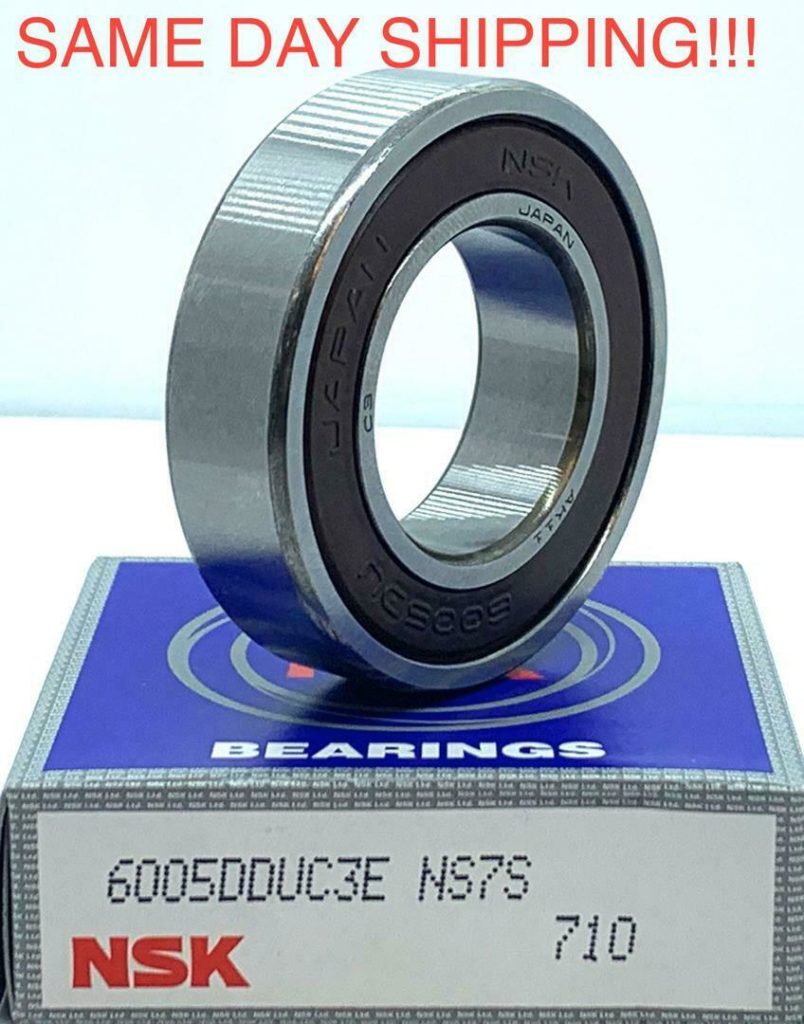 NSK 6005 ZZ Deep Groove Ball Bearing – 25x47x12mm, Metal Shield, Made In Sweden