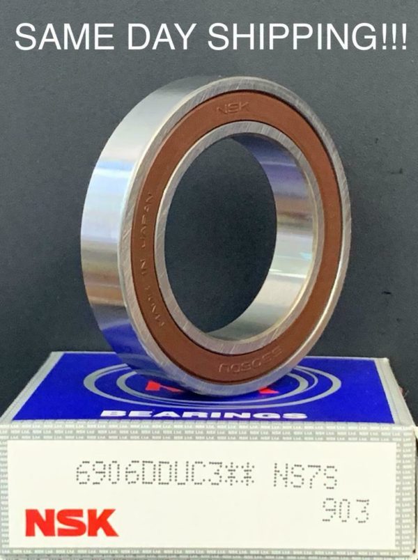 6906DDU C3 NSK 30x47x9 Sealed Ball Bearing 61906 RS OEM 0625069068 - Image 3