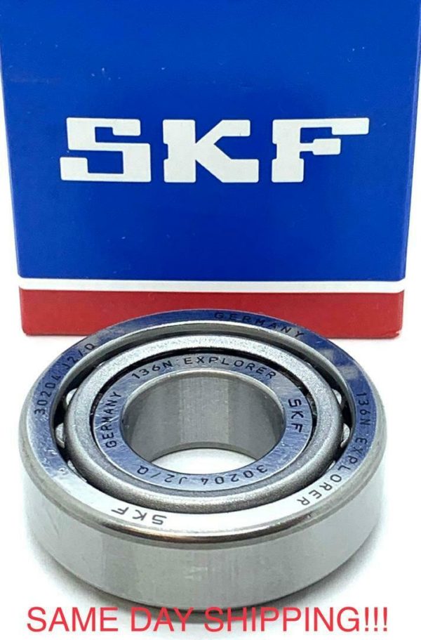 30204 J2/Q SKF SET TAPERED ROLLER BEARING CONE & CUP 20mm ID 47mm OD ...