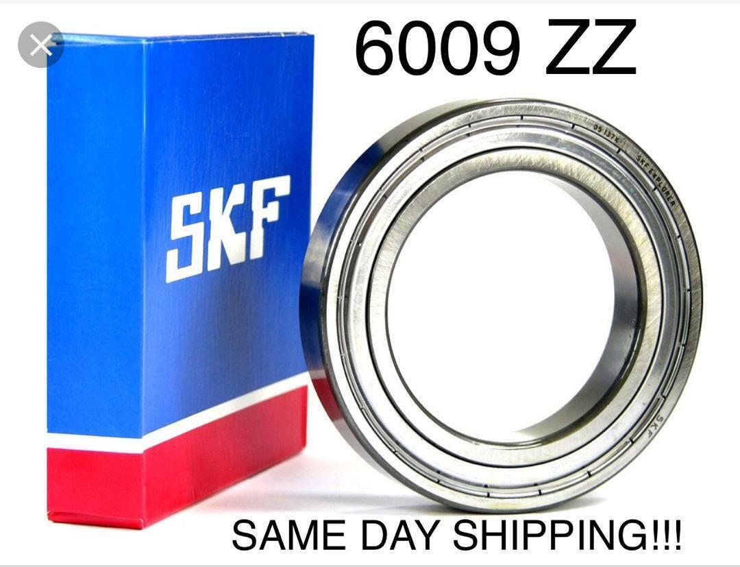 6009-2Z  6009 ZZ SAME DAY SHIPPING !! 6009ZZ Nachi Bearing Shielded 45x75x16 