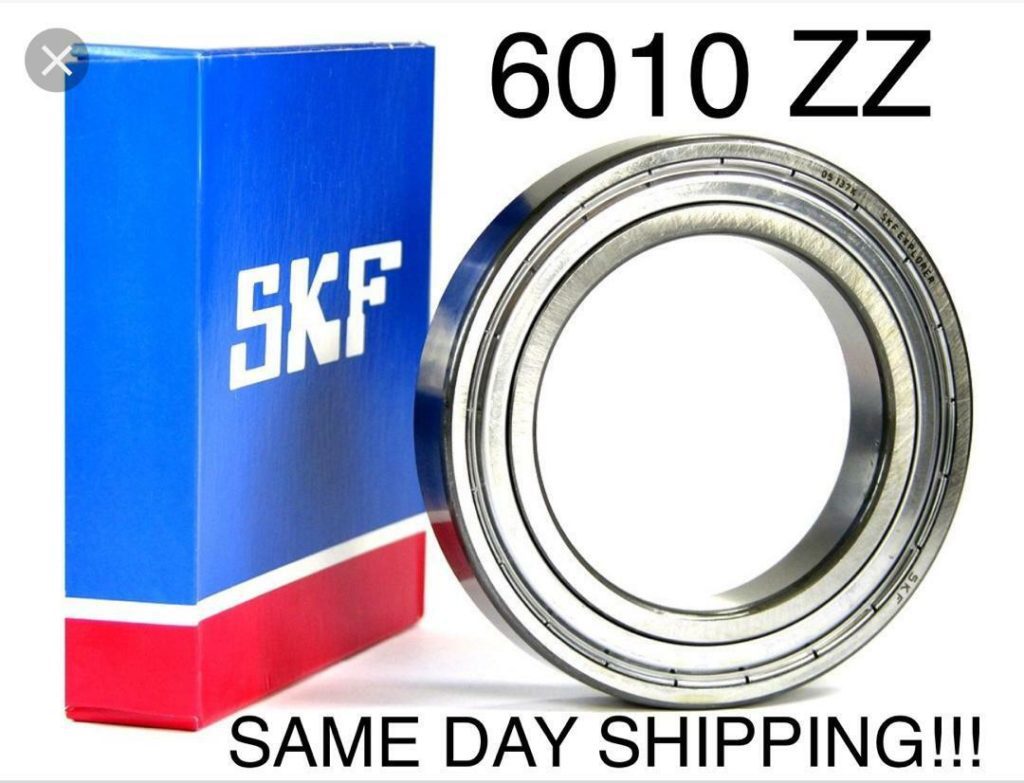 SKF 6010 2Z Deep Groove Ball Bearing Factory New main image 1