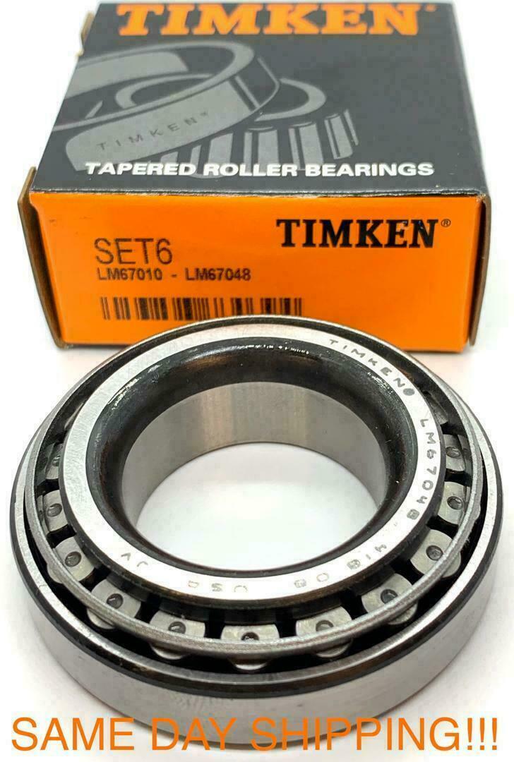 Cone & Cup LM67048 Tapered Roller Bearing Set LM67010 