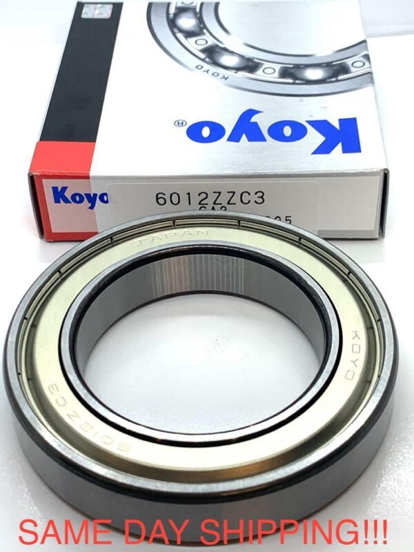 KOYO Japan 6012 ZZ C3 Deep Groove Ball Bearing, Metal Shielded 60x95x18 mm - Image 4