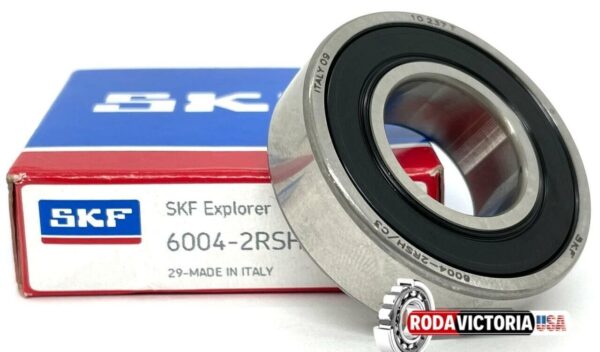 SKF 6004 2RSH C3 Deep Groove Ball Bearing, Rubber Sealed 20x42x12 mm