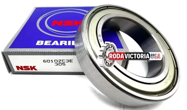 NSK Japan 6010 Z C3 Ball Bearing, Metal Shielded One Side 50x80x16 mm - Image 2