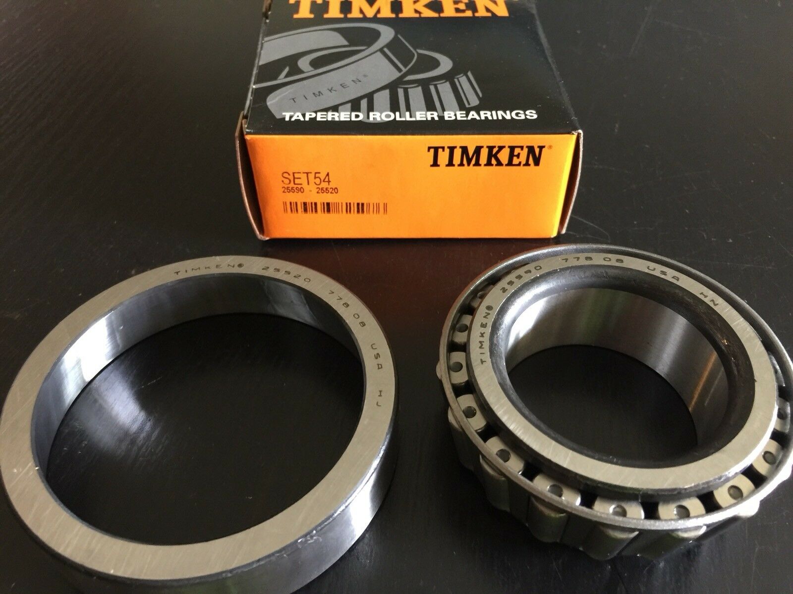 25590/25520 Wheel Bearing and Race Set-Race Set Front Inner TIMKEN SET54 