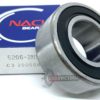 5206-2NS C3 Nachi Double Row Angular Contact Bearing Japan 5206-2RS  3206-2RS - Image 3