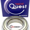 6008 Z ENR C3 Nachi 40x68x15mm Metal Shielded ONE SIDE Snap Ring Japan Bearing - Image 3