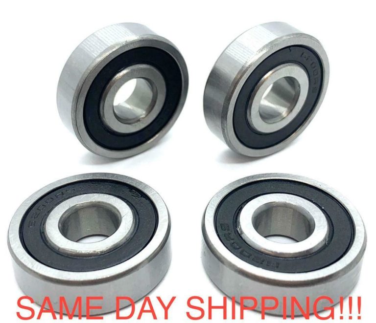 (4 QTY) 6200-2RS C3 Premium Rubber Sealed Ball Bearing, 10x30x9, 6200RS ...