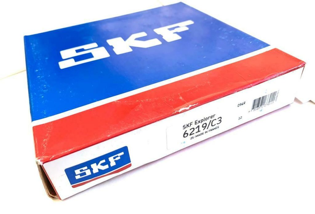 SKF 6219-2RS1/C3 Double Sealed Ball Bearing - 219-PP, 219-SZZ