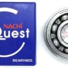 6305 NR C3 NACHI Radial/Deep Groove Ball Bearing - 25mm ID x62mm OD x17mm W Open