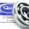 6305 NR C3 NACHI Radial/Deep Groove Ball Bearing - 25mm ID x62mm OD x17mm W Open - Image 3