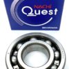 6307 C3  Nachi Bearing Open NO SEALS  Japan 35x80x21 mm  Ball Bearings Rolling - Image 2