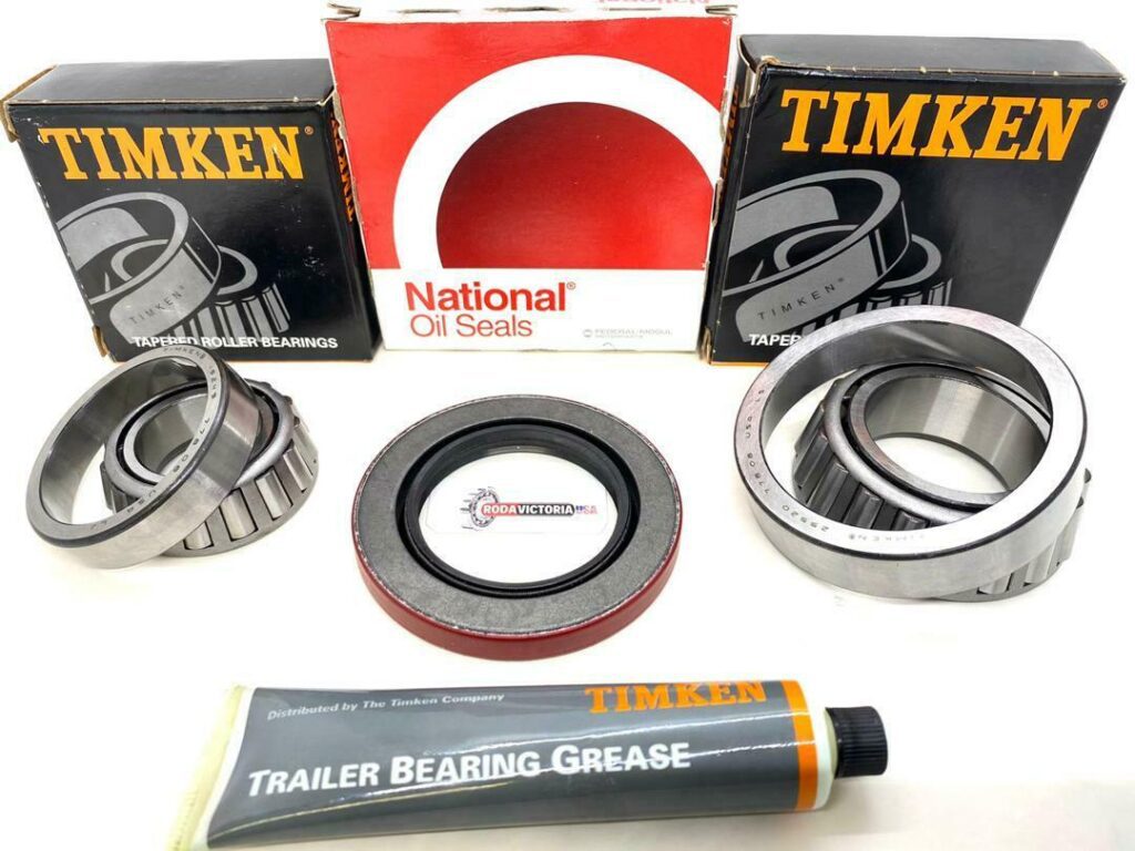 TIMKEN Trailer Wheel Bearing Kit For 5200-6000 Lb Axles - 25580 & 15123 With Seal 9 thumbnail image