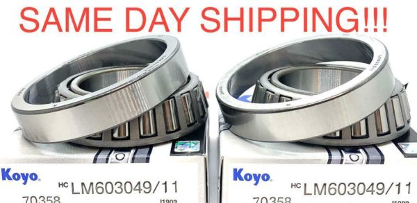 LM603011 LM603049 KOYO 9" Ford  3.062 Carrier Bearing Set KOYO