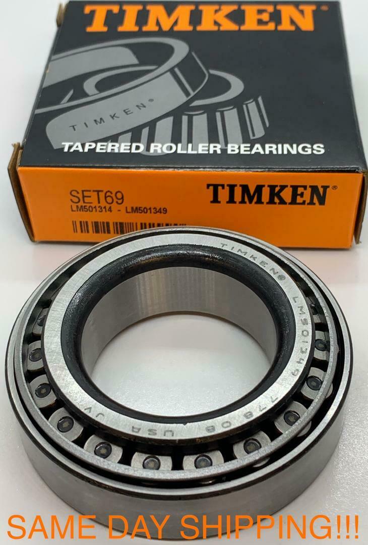 Timken GM 7.5" & 8.6" Rear End Carrier/Side Bearings & Races Kit - LM501314/LM501349 - New