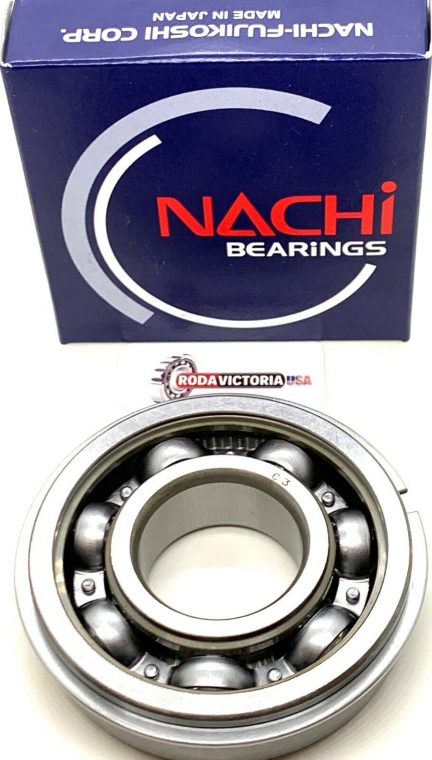 Cuscinetto A Sfera NACHI 63/32Z NR – 32x75x20 Mm, Guarnizione In Acciaio, Giappone - 2