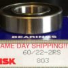 60/22-2RS NSK rubber seal bearing 60/22 rs bearings 60/22rs - Image 3